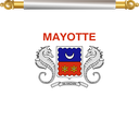 The Flag of Mayotte Hanging Banner III