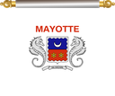 The Flag of Mayotte Hanging Banner IV