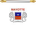 The Flag of Mayotte Hanging Banner I