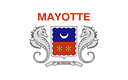 The Flag of Mayotte Rounded Rectangle