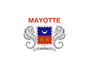The Flag of Mayotte Wavy I