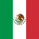 The Flag of Mexico Square