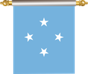 The Flag of Micronesia Hanging Banner IV