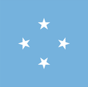 The Flag of Micronesia Square