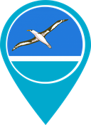The Flag of Midway Islands Map Pin