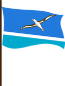 The Flag of Midway Islands Pole Flag III