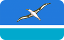The Flag of Midway Islands Rounded Rectangle