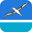 The Flag of Midway Islands Rounded Square