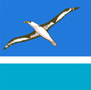 The Flag of Midway Islands Square