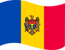The Flag of Moldova Wavy I