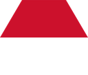 The Flag of Monaco Hexagon I