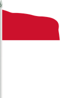 The Flag of Monaco Pole Flag II