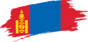The Flag of Mongolia Brushed