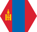 The Flag of Mongolia Hexagon I