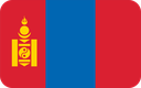 The Flag of Mongolia Rounded Rectangle