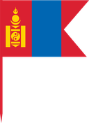 The Flag of Mongolia V Cut