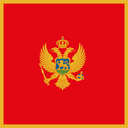 The Flag of Montenegro Square