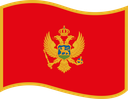 The Flag of Montenegro Wavy I