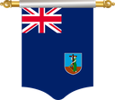 The Flag of Montserrat Hanging Banner I