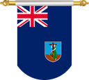 The Flag of Montserrat Hanging Banner II