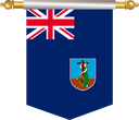 The Flag of Montserrat Hanging Banner III