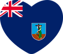 The Flag of Montserrat Heart