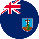 The Flag of Montserrat Round