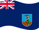 The Flag of Montserrat Wavy I