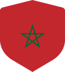 The Flag of Morocco Shielded I