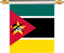 The Flag of Mozambique Hanging Banner IV