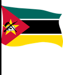 The Flag of Mozambique Pole Flag III