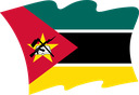 The Flag of Mozambique Wavy II