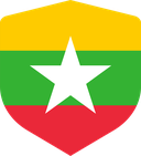 The Flag of Myanmar Shielded I