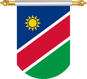 The Flag of Namibia Hanging Banner II