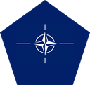 The Flag of NATO Pentagon