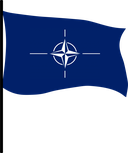 The Flag of NATO Pole Flag III
