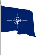 The Flag of NATO Pole Flag II