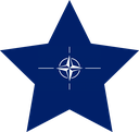 The Flag of NATO Star
