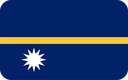 The Flag of Nauru Rounded Rectangle