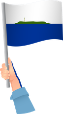 The Flag of Navassa Island Handheld