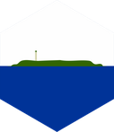 The Flag of Navassa Island Hexagon II