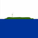 The Flag of Navassa Island Square