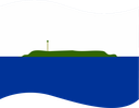 The Flag of Navassa Island Wavy I