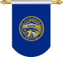 The Flag of Nebraska Hanging Banner II