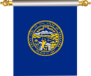 The Flag of Nebraska Hanging Banner IV