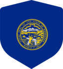 The Flag of Nebraska Shielded I