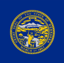 The Flag of Nebraska Square
