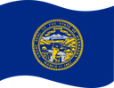 The Flag of Nebraska Wavy I