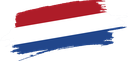 The Flag of Netherlands Brushed