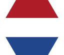 The Flag of Netherlands Hexagon I